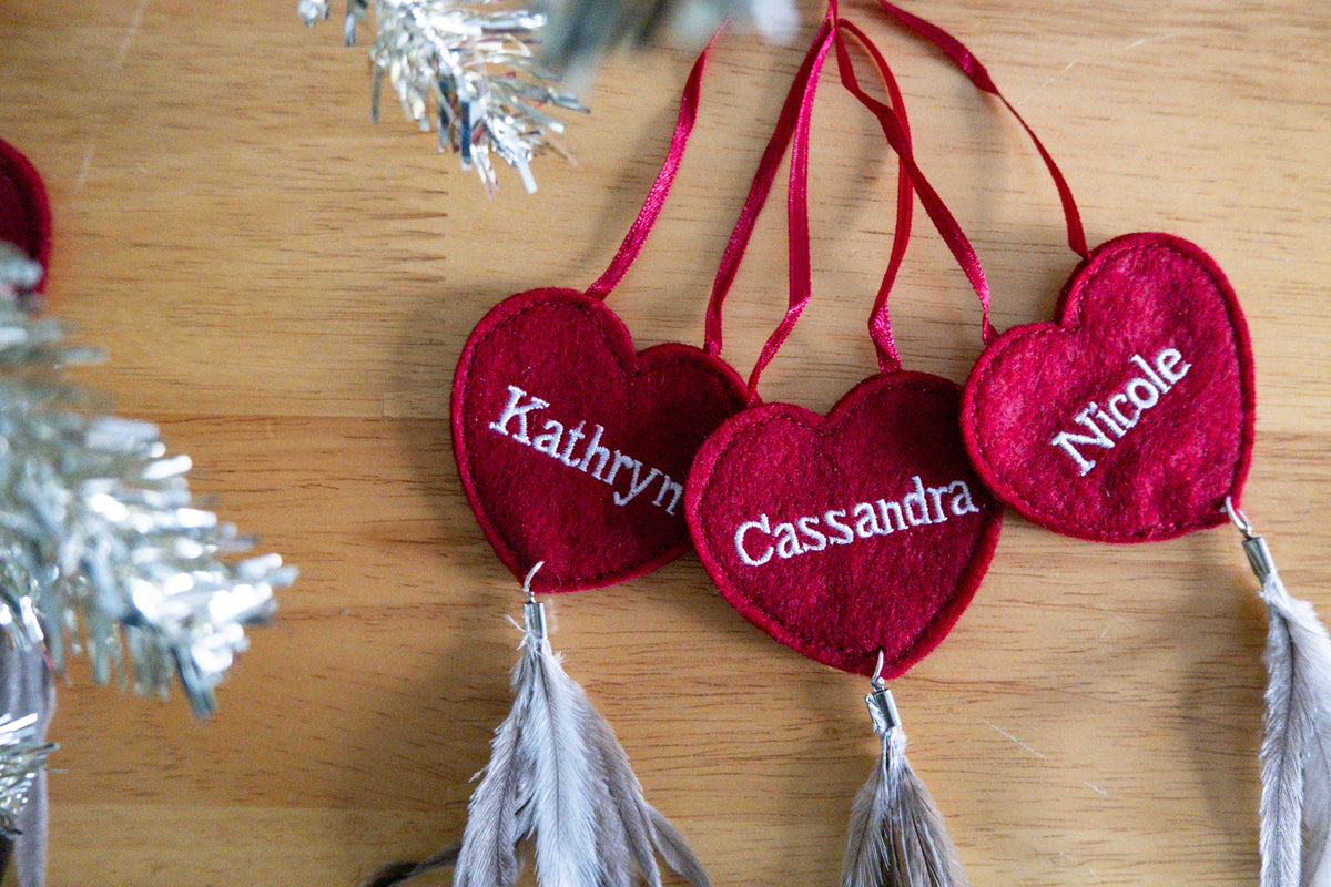 Personalised Heart Ornament