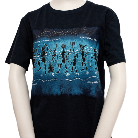 T-Shirt : Welcome to Country Dance (Navy)